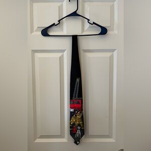 Vintage Men’s Ralph Marlin Firemen Firehouse Dalmation Dog Neck tie